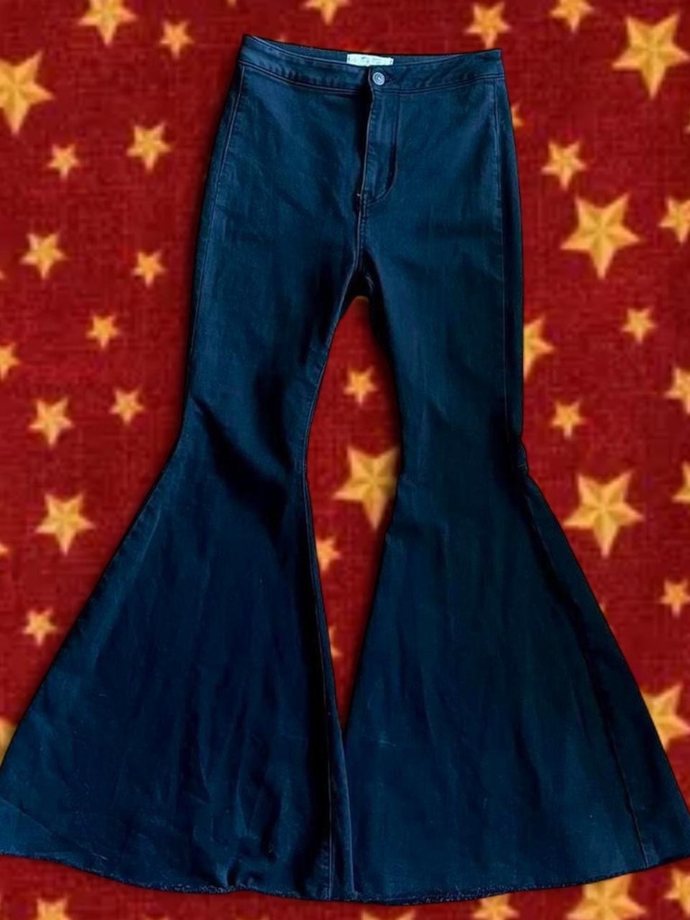 Black Bell Bottom Flares